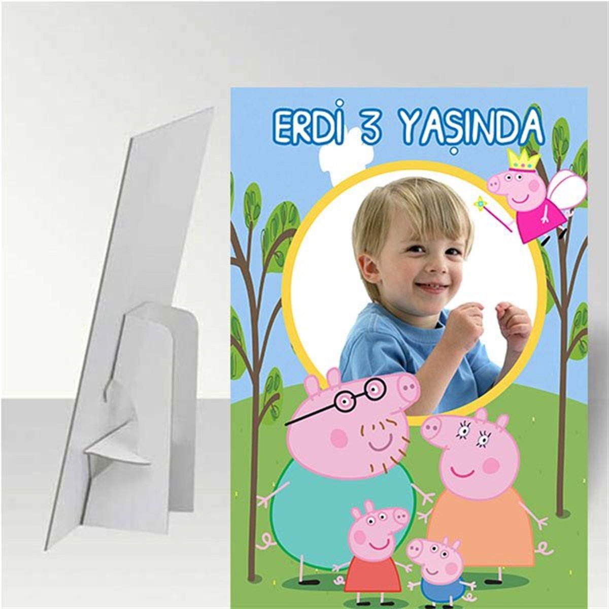 Peppa Pig Kişiye Özel Ayaklı Pano