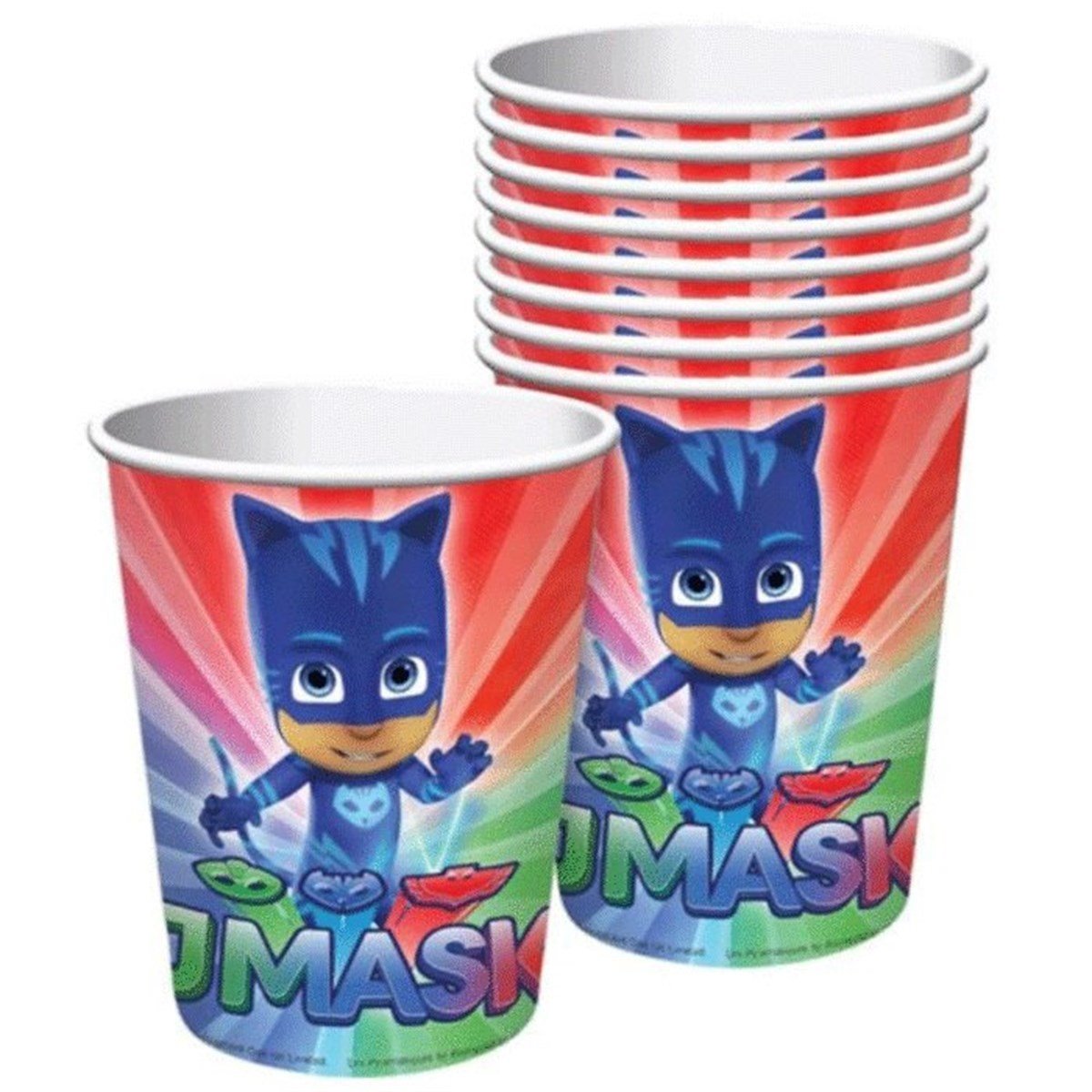 Pj Maskeliler Karton Bardak 8 Adet