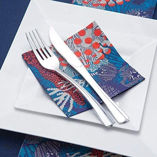 Mika Beyaz Kare Tabak 10 Adet