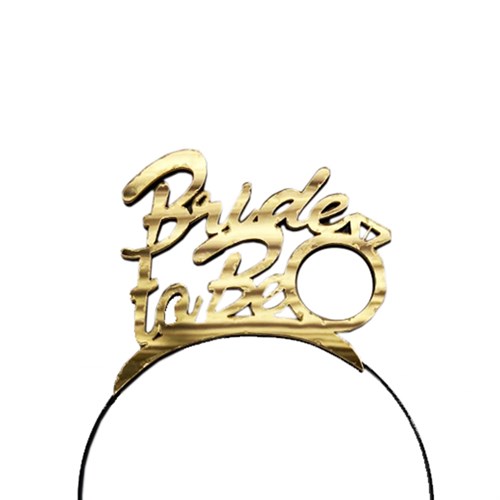 Pleksi Bride To Be Yazılı Taç