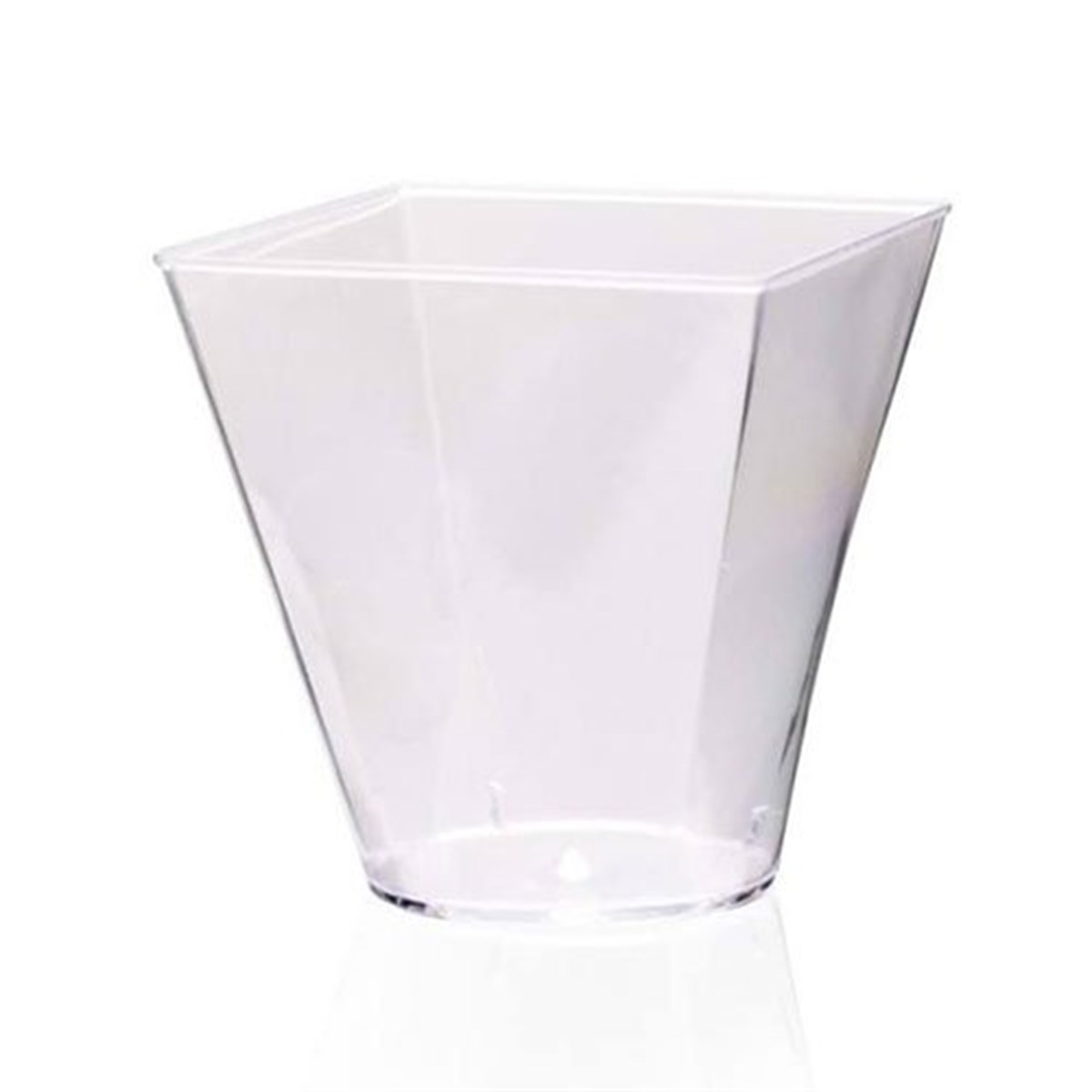 Prizma Kübik Kase Şeffaf 240 ML 24 Adet