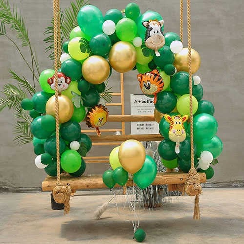 Safari Dekoratif Folyo Balon Seti 6 Adet