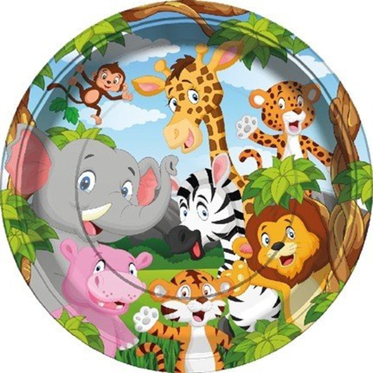 Safari Karton Tabak 8 Adet