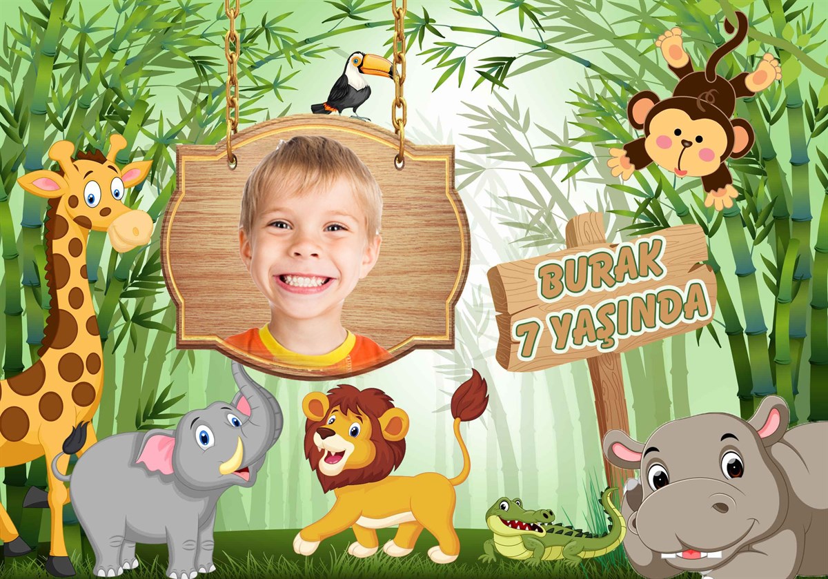 Safari Kişiye Özel Afiş