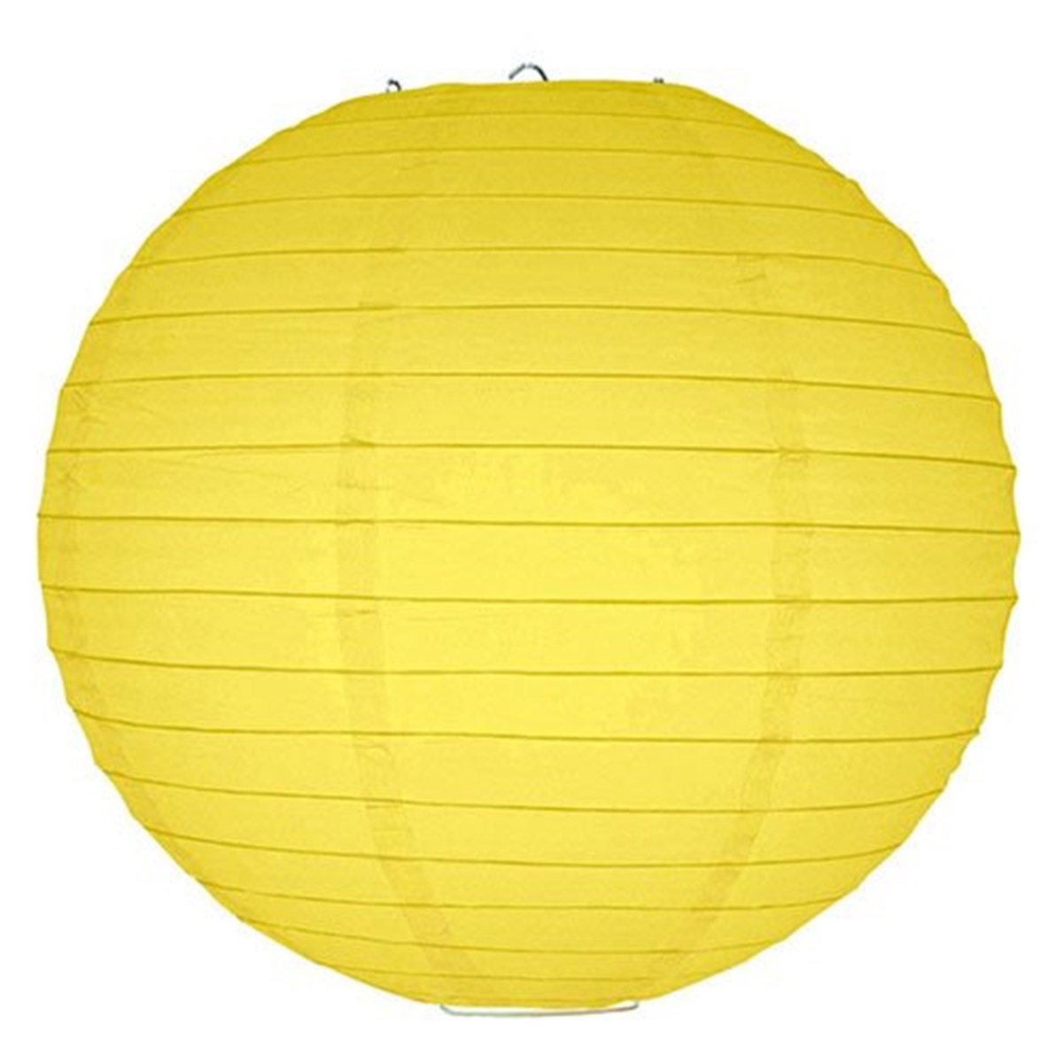 Sarı Kağıt Fener Süs 30 cm