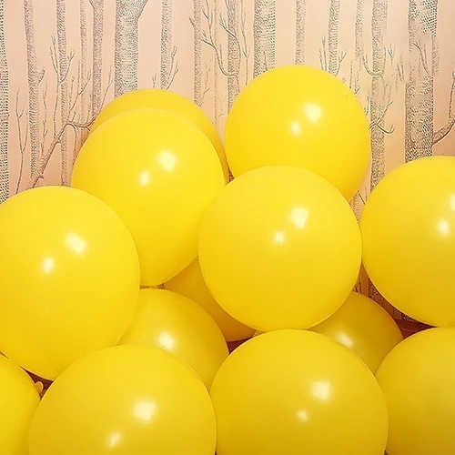Sarı Makaron Zincir Balon Seti