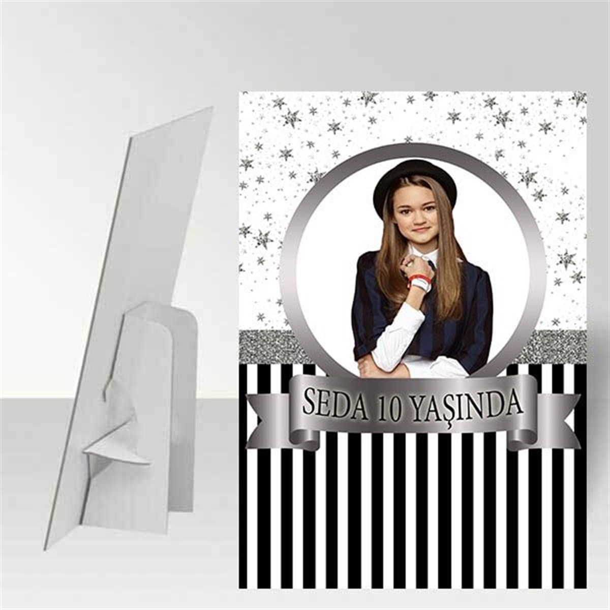 Silver Star Kişiye Özel Ayaklı Pano