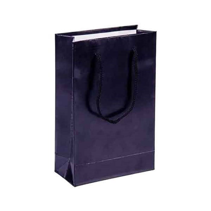 Siyah Renkli Karton Çanta 25 Adet 11 x 16 Cm