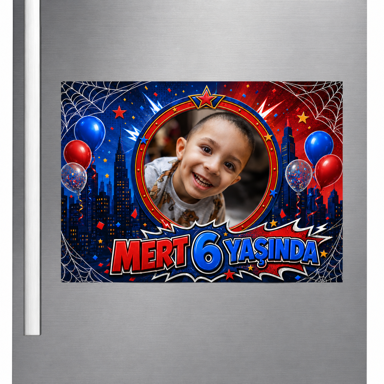 Spiderman KonseptiSpiderman Kişiye Özel Magnet 18 Adet