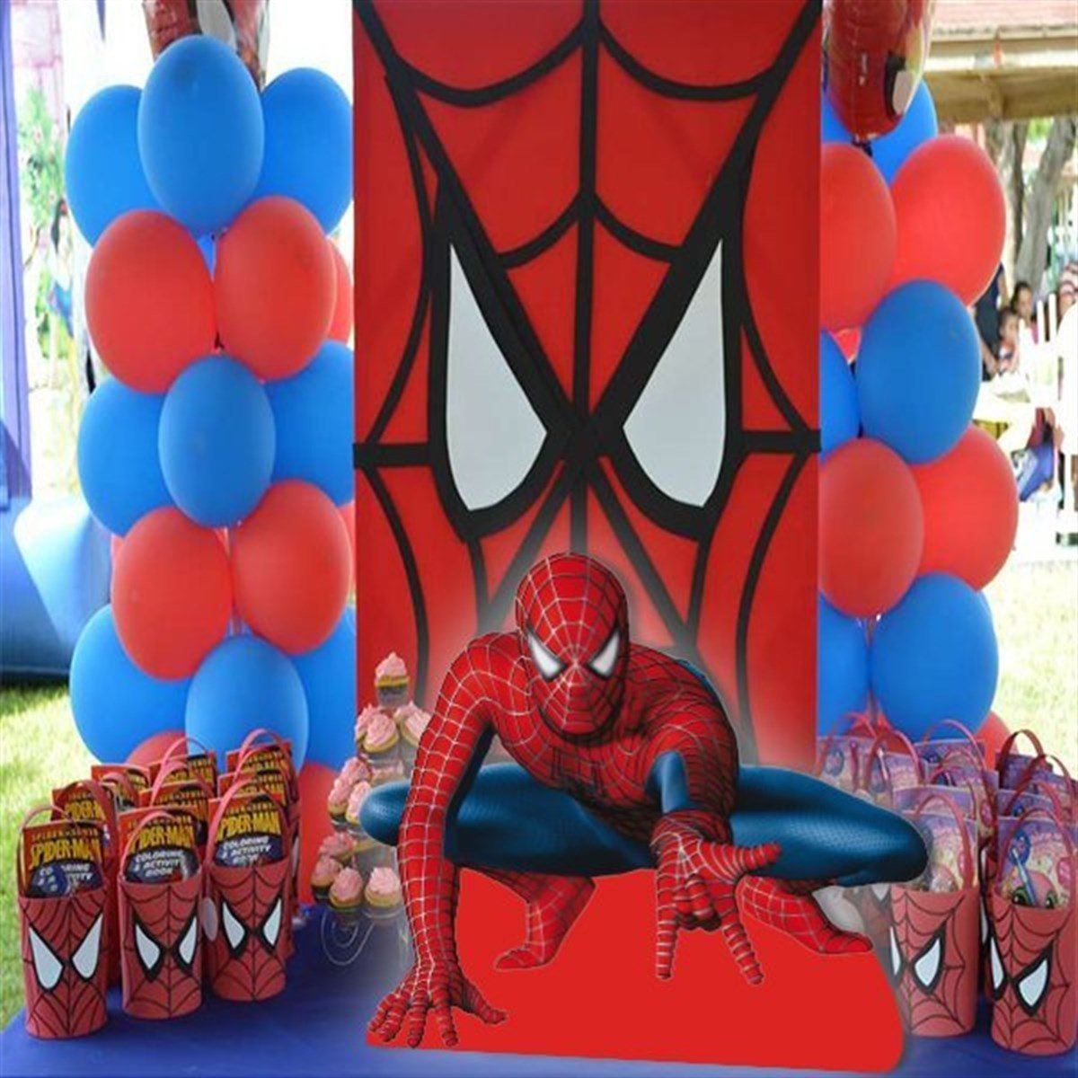 Spiderman Masa Üstü Ayaklı Pano