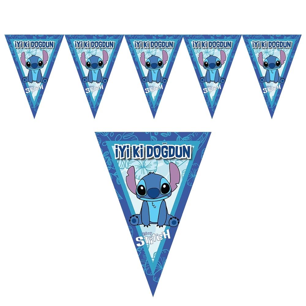 Stitch Stitch İyi Ki Doğdun Flama Set