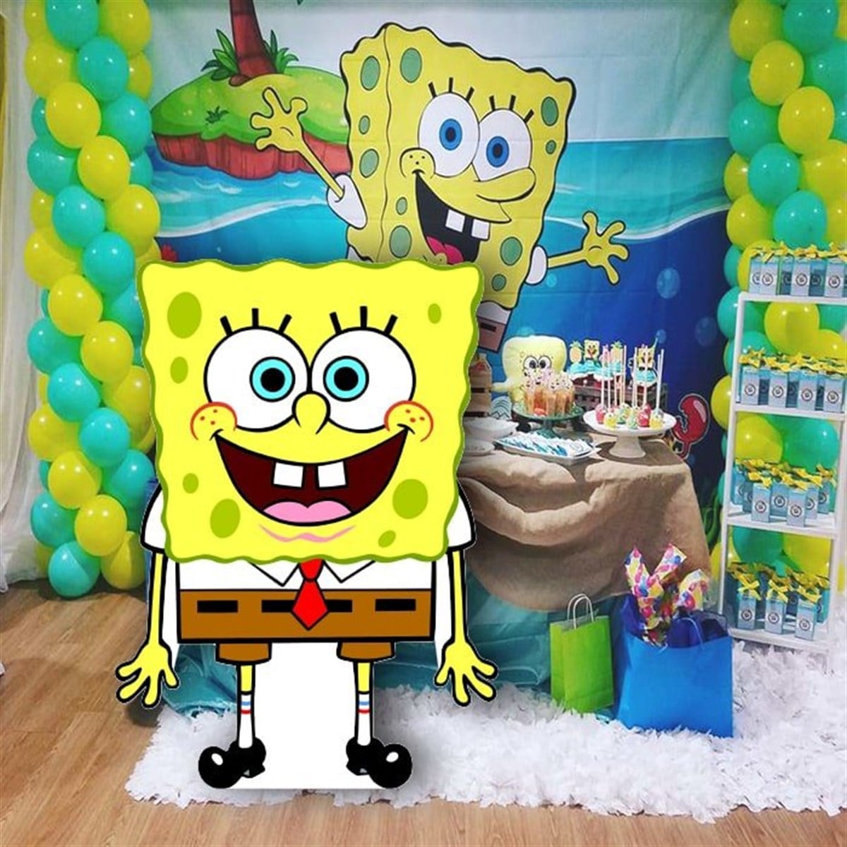 Sünger Bob Ayaklı Pano 68 x 94 Cm