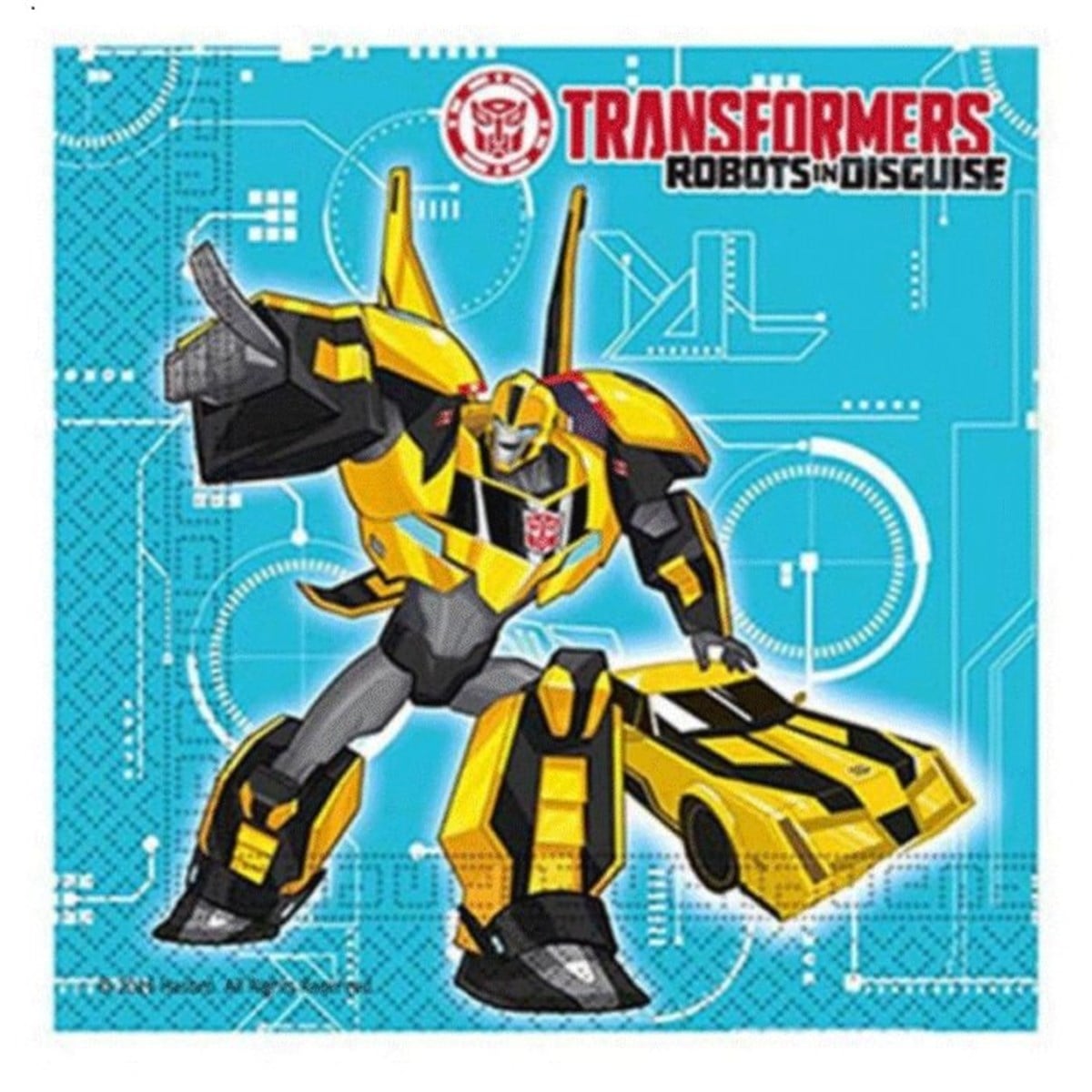 Transformers Peçete 20 Adet