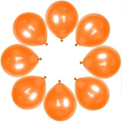 Turuncu Balon Metalik 100 Adet