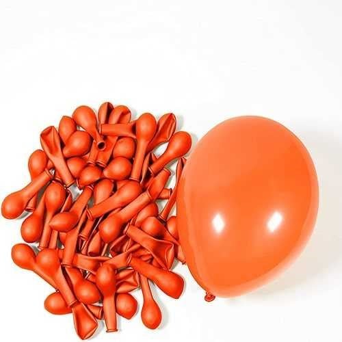 Turuncu Balon Metalik 100 Adet