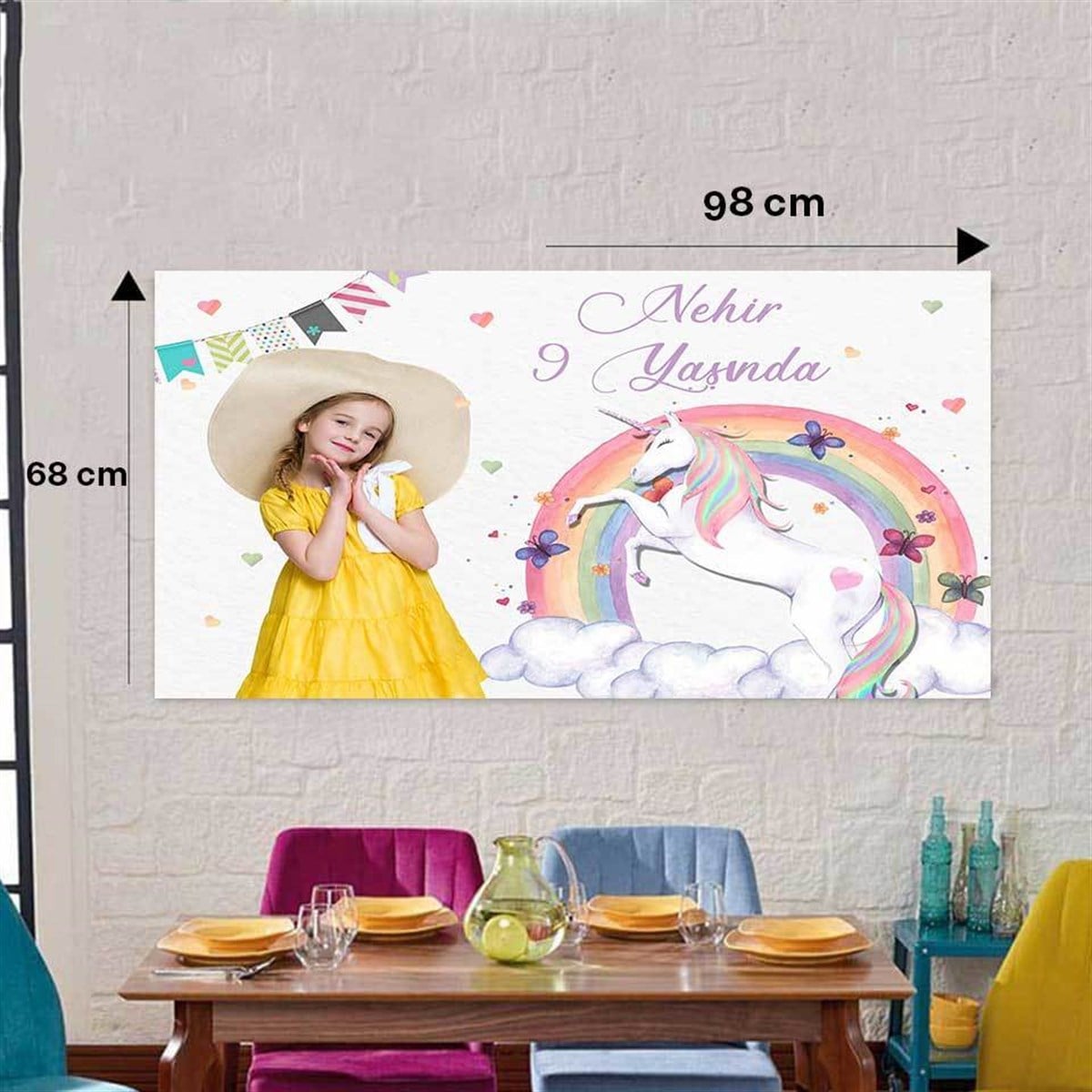 Unicorn Kişiye Özel Duvar Panosu