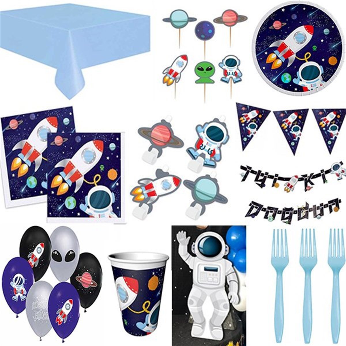 Uzay 24 Kişilik Parti Seti