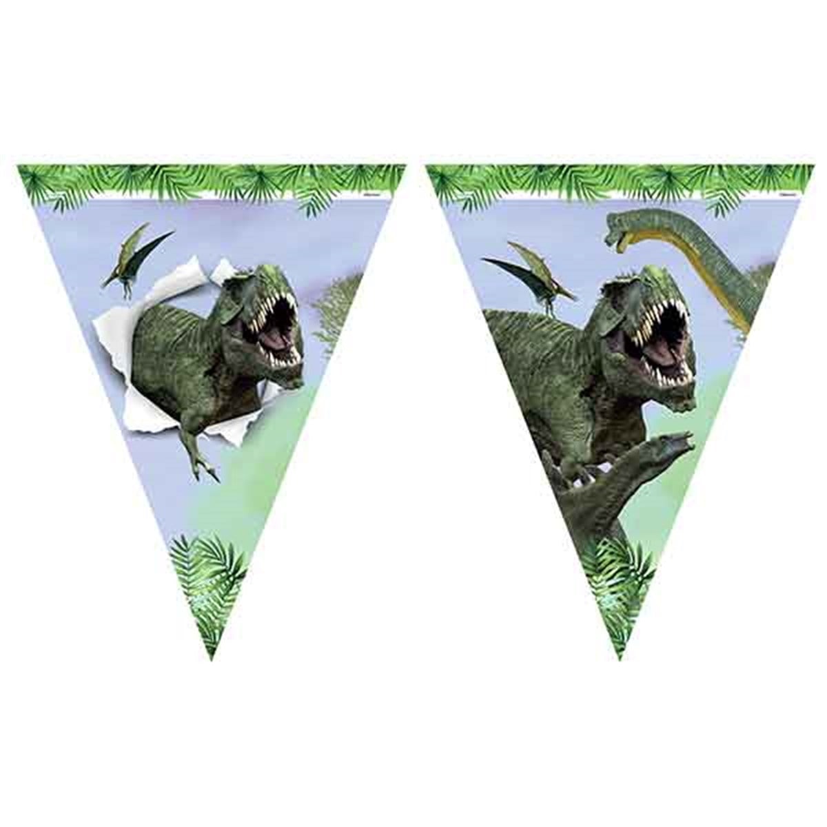 Vahşi Jurassic Bayrak Süs