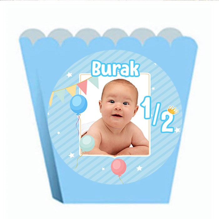Yarım Yaş Popcorn Kutusu