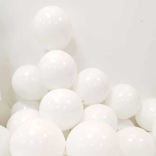 Yeşil Beyaz Balon 20 Adet