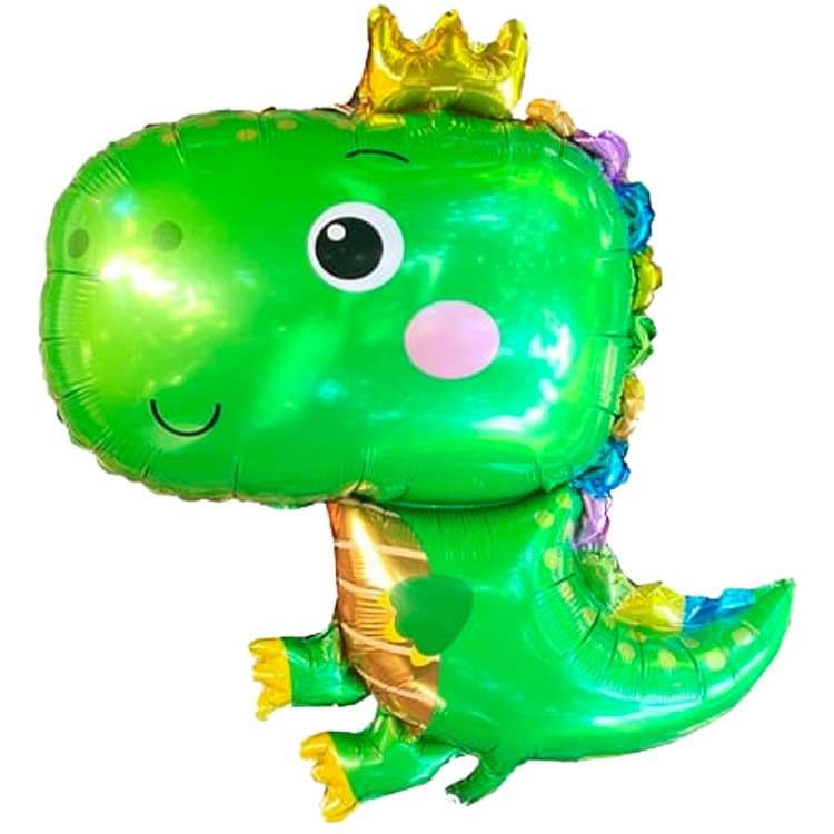 Karakter Folyo BalonlarYeşil Dinozor Folyo Balon