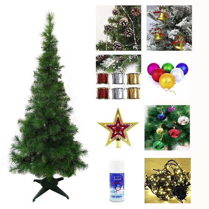 Çam AğacıYılbaşı Çam Ağacı Seti 150cm 220 Dal 56 Parça