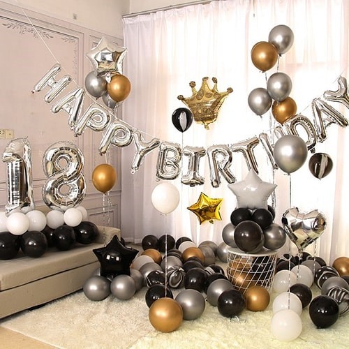 Z Harf Folyo Gümüş Balon Küçük 35 cm