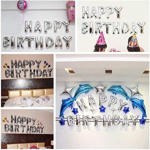Z Harf Folyo Gümüş Balon Küçük 35 cm