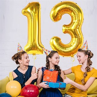 0 Rakam Folyo Balon Gold 100 cm