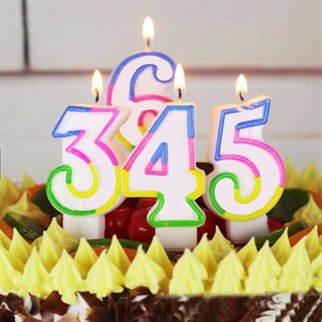 0 Rakam Renkli Pasta Mumu