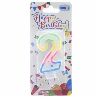 2 Rakam Renkli Pasta Mumu