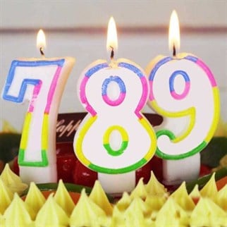 6 Rakam Renkli Pasta Mumu