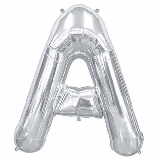 A Harf Folyo Balon Gümüş 100 cm