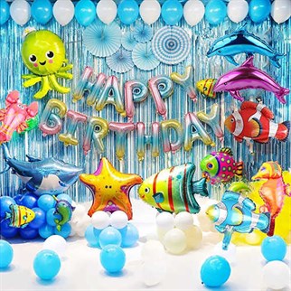 Ahtapot Folyo Balon 90 x 65 Cm