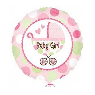 Baby Shower Puset Folyo Balon 45 Cm