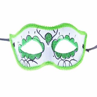 Balo Parti Maskesi Yeşil Renkli