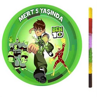 Kişiye Özel Ben 10 Pinyata + Sopası