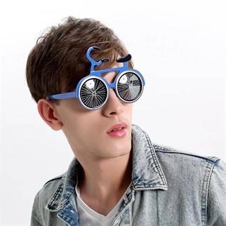 Beyaz Renkli Bisiklet Parti Gözlük