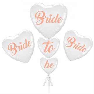 Beyaz Bride To Be Folyo Balon Seti 5 Adet