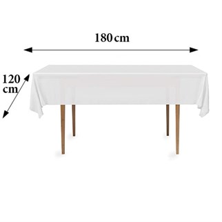 Beyaz Masa Örtüsü Plastik