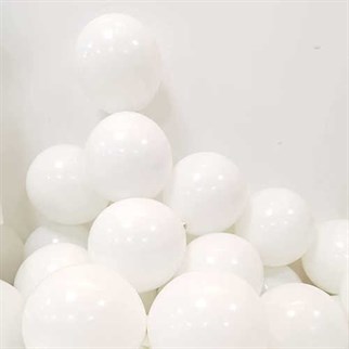 Beyaz Pastel Zincir Balon Seti