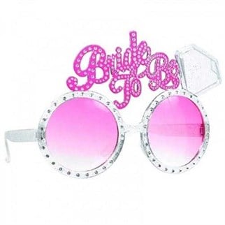 Pembe Renkli Bride To Be Parti Gözlüğü