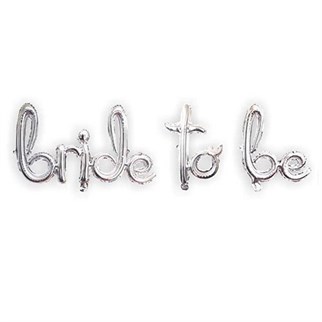 Bride To Be Gümüş Folyo Balon