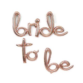 Bride To Be Rose Gold Folyo Balon