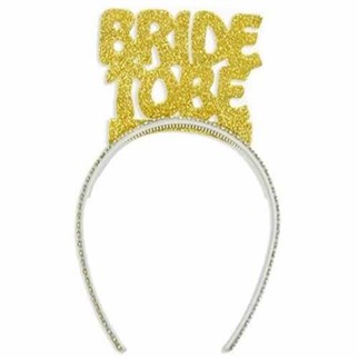 Bride To Be Yazılı Altın Renkli Taç