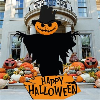 Cadılar Bayramı Korkuluk Ayaklı Pano Büyük