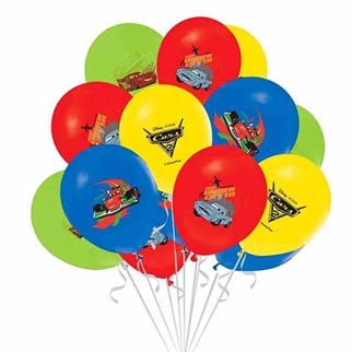 Cars Temalı Latex Balon 8 Adet