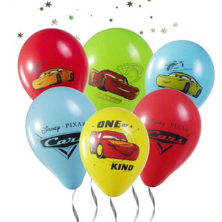 Cars Temalı Latex Balon 8 Adet