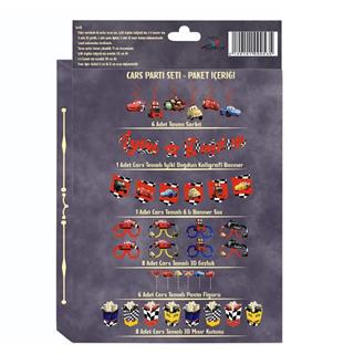 Cars Temalı Parti Seti