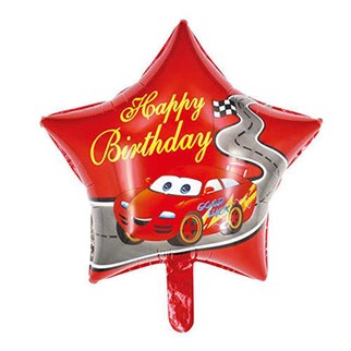 Cars Yıldız Folyo Balon 45 Cm